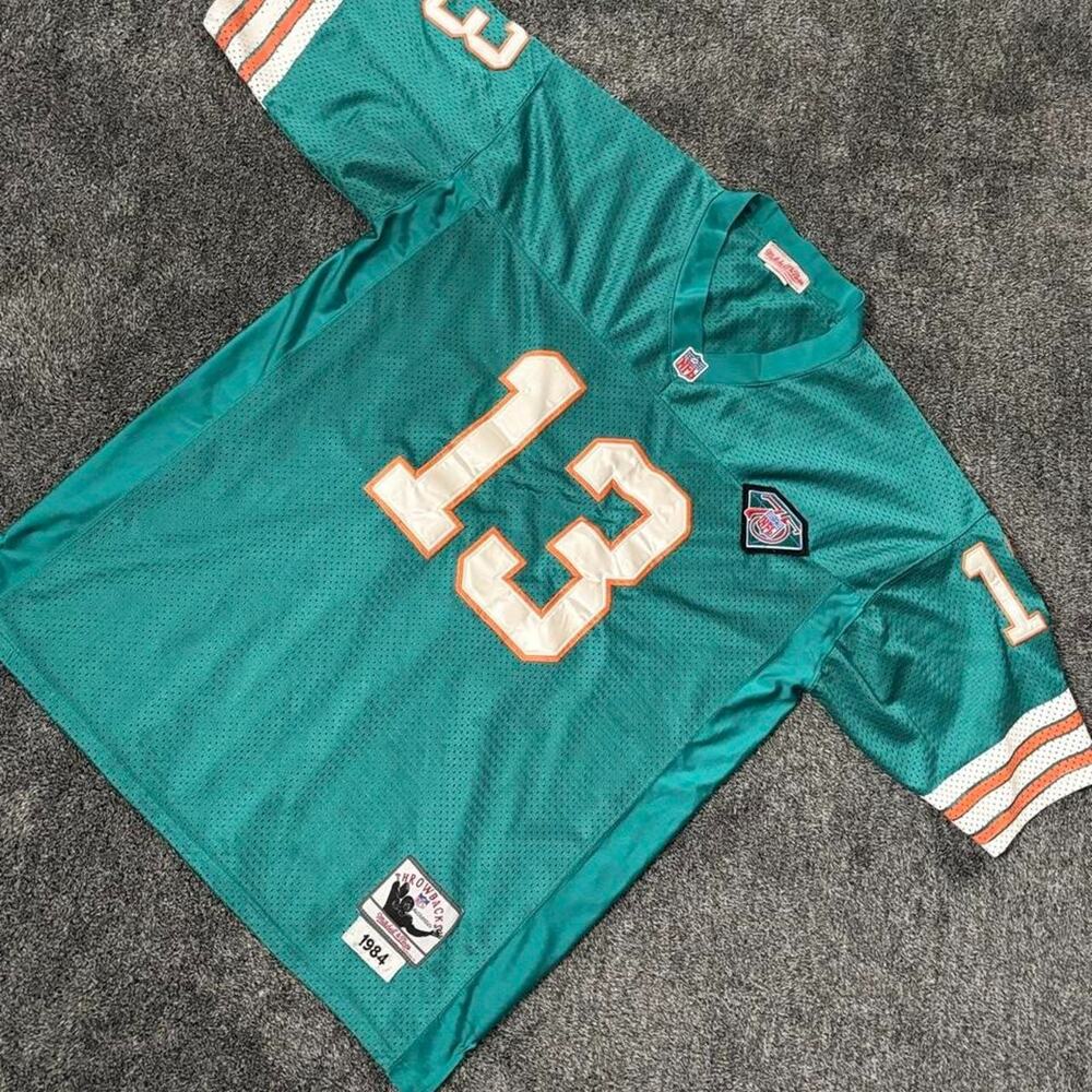 Mitchell & Ness Dan Marino Miami Dolphins 1994 NFL Throwback Jersey Teal Size 2X
